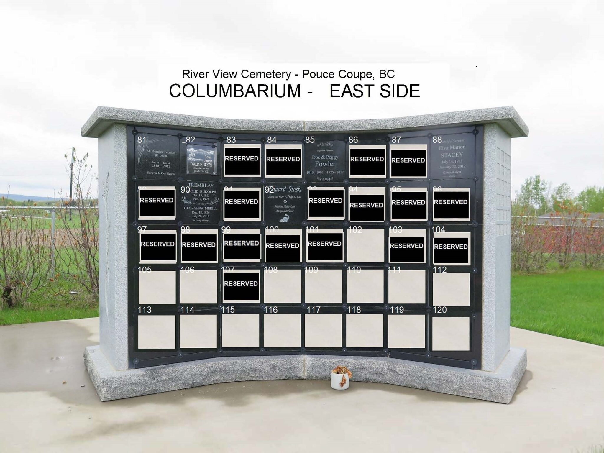 Cemetery & Columbarium Village of Pouce Coupe